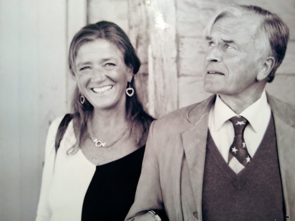 Bilde av Anne Stine Eger Mollestad og hennes avdøde ektemann Niels.